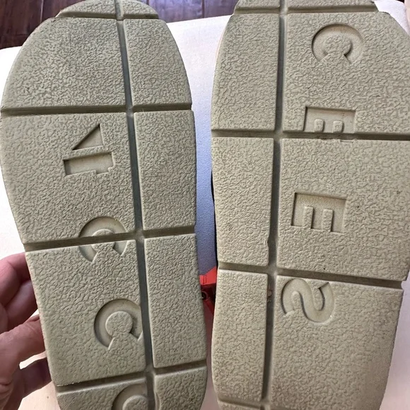 Women's Navy and Orange 4ccccees Sandals - Picture 6 of 8